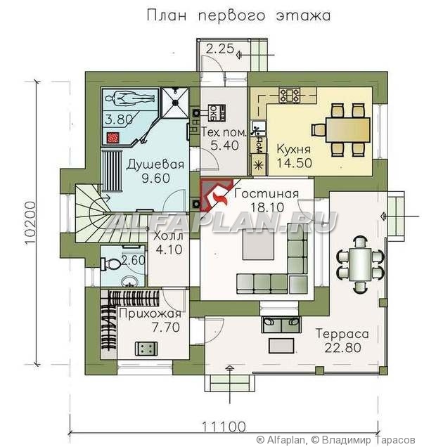 Проект дома 380A